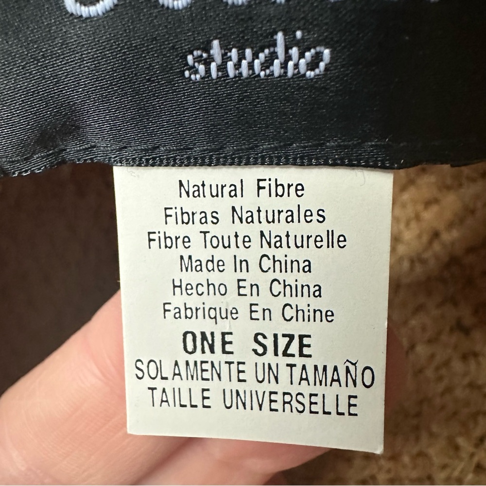 New Scala Studio Natural Straw Summer Hat - image 6